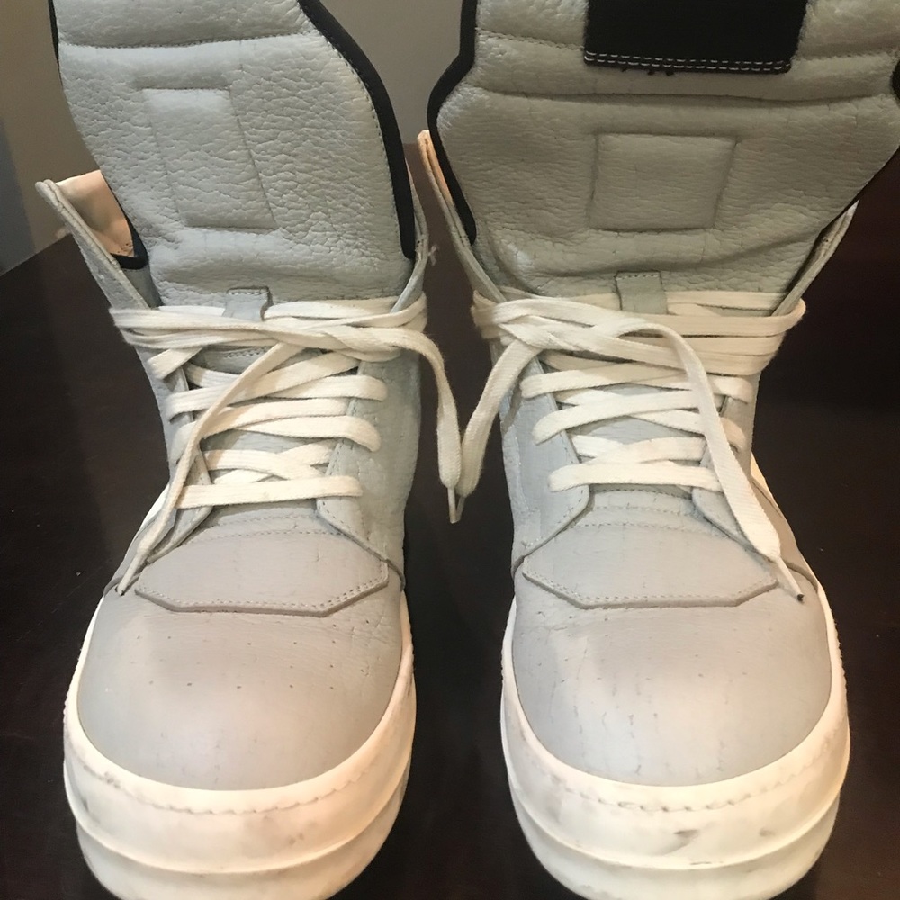 Rick Owens - Geobasket high /color light gray / size 42